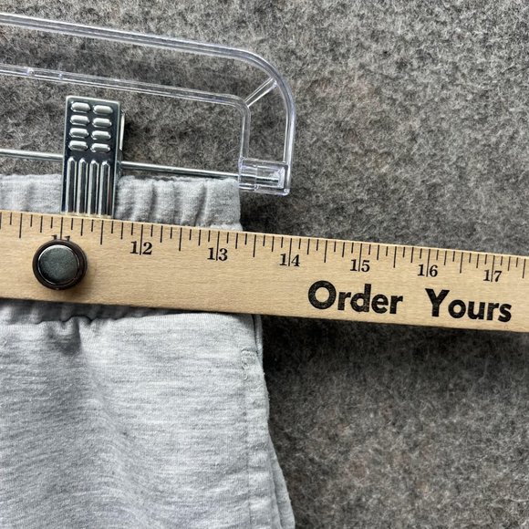 Puma Sweatpants Women Extra Small Ladies Gray Jogger Pants Outdoors Fleece - Picture 6 of 12